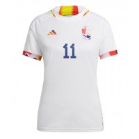 Maglie da calcio Belgio Yannick Carrasco #11 Seconda Maglia Femminile Mondiali 2022 Manica Corta
